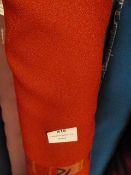 4ft by 12m Roll of Crepe Fabric (Rust)