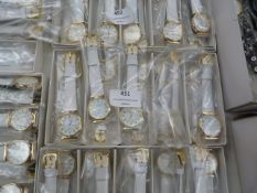 Ladies Wristwatches with Faux Leather Straps