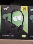 Five Orb 020926 Wired Chat Headsets (Xbox One Comp