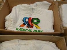 Box Containing 50 Radical Run Printed T-Shirts (Va