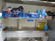 *Two Stainless Steel Shelves 46