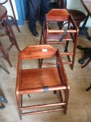 *Two High Baby Chairs