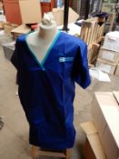 *Box Containing 40 HA2415 Mid-Blue Tunics Size:18 Regular