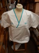 *Box Containing 25 HA2352 White Tunic Tops Size:2XL Short