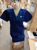 *Box Containing 40 HA2405 Navy Blue Tunics Size:20 Short