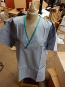 *Box Containing 40 HA2403 Blue Striped Tunics Size:XL Short