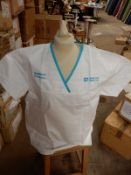 *Box Containing 19 HA2360 White Tunics Size:20 Long