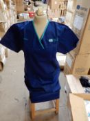 *Box Containing 40 HA2405 Navy Blue Tunics Size:26 Short