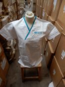 *Box Containing 44 HA3011 White Tunic Tops (Mixed Sizes)