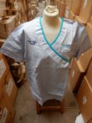 *Box Containing 30 HA2411 Blue & White Striped Tunics Size:28 Regular