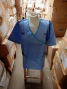 *Box Containing 21 HA2453 Light Blue Tunics Size:20 Short