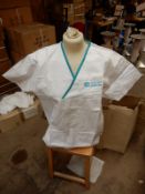 *Box Containing 40 HA3010 White Tunics Size:Medium Long