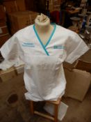 *Box Containing 40 HA2361 White Tunics Size:18 Regular