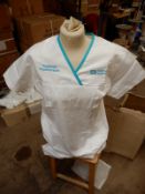*Box Containing HA2361 White Tunics 11x Size:24, 5x Size:26 and 13x Size:28