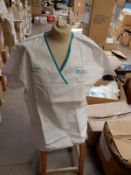 *Box Containing HA2358 White Tunics 21x Size:20 Short and 11x Size:22 Short