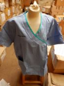 *Box Containing 20 HA2408 Pale Blue Tunics Size:26 Regular