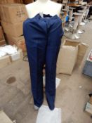 *Box Containing 30 HA1392 Navy Trousers Size:10 Regular