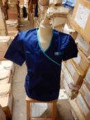 *Box Containing 21 HA2409 Mid-Blue Tunics Size:6 Long
