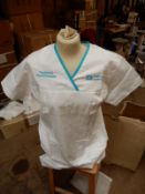 *Box Containing HA2361 White Tunics 18x Size:16 Regular and 13x Size:18 Regular