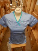 *Box Containing 8 HA2356 Light Blue Tunic Tops