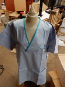 *Box Containing 40 HA2403 Blue Striped Tunics Size:4XL Regular