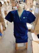 *Box Containing 44 HA2405 Navy Blue Tunics Size:10 Short