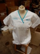 *Box Containing 36 HA2361 White Tunics Size:20 Long
