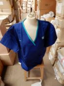 *Box Containing 17 HA2405 Blue Tunics Size:28 Short