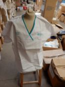 *Box Containing 19 HA2358 White Tunics Size:20 Long