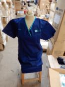 *Box Containing 40 HA2405 Navy Blue Tunics Size:24 Regular