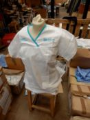 *Box Containing 40 HA2367 White Tunic Tops Size:18 Long