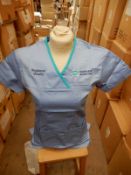*Box Containing 33 HA2356 Light Blue Tunic Tops