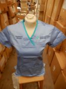 *Box Containing 23 HA2356 Light Blue Tunic Tops