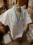 *Box Containing 25 HA2726 White Tunic Tops
