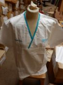 *Box Containing HA2368 Female White Tunics 21x Size:26 and 10x Size:28