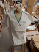 *Box Containing 37 HA2358 White Tunics