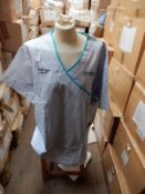 *Box Containing 32 HA2441 Blue & White Striped Tunic Tops Size:22 Long