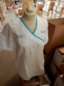 *Box Containing 12 HA2360 White Tunics Size:18 Long