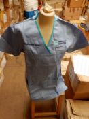 *Box Containing 13 HA2368 Female White Tunics Size:4 Long