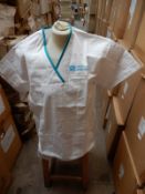 *Box Containing 28 HA2727 White Tunic Tops Size:20 Long