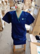 *Box Containing 24 HA2405 Navy Blue Tunics Size:26 Long