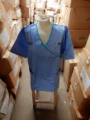*Box Containing 21 HA2453 Light Blue Tunics Size:22 Long