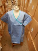 *Box Containing 18 HA2454 Light Blue Tunics Size:16 Long