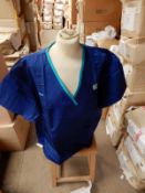 *Box Containing 21 HA2405 Blue Tunics Size:12 Short