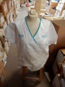 *Box Containing 17 HA2358 White Tunics Size:22