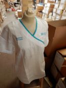 *Box Containing 40 HA2360 White Tunics Size:12 Regular