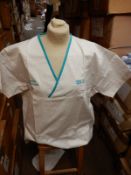 *Box Containing 45 HA2352 White Tunic Tops Size:XL Short