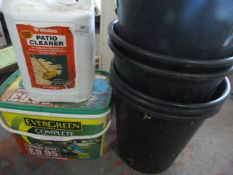 Bottle of Patio Cleaner, Tub Evergreen Moss Killer