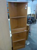 Pair of Wood Effect Corner Shelves