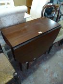 Mahogany Drop Leaf Table